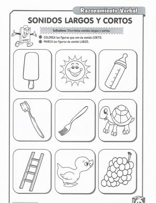 Razonamiento verbal 5 años