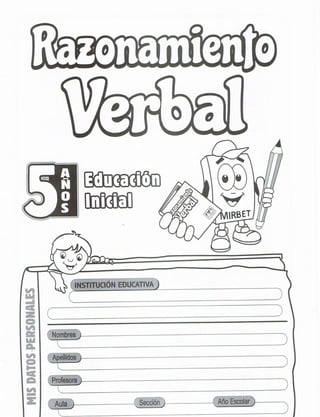 Razonamiento verbal 5 años
