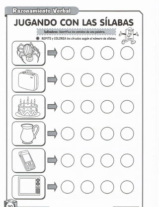 Razonamiento verbal 5 años