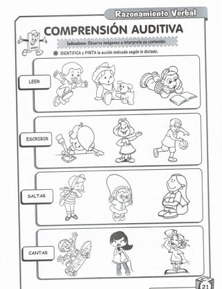 Razonamiento verbal 5 años