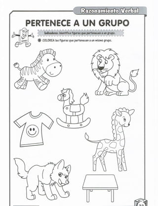 Razonamiento verbal 5 años