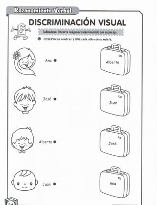 Razonamiento verbal 5 años