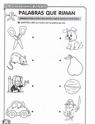 Razonamiento verbal 5 años