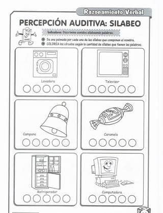 Razonamiento verbal 5 años