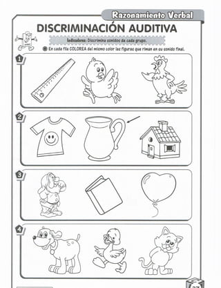 Razonamiento verbal 5 años