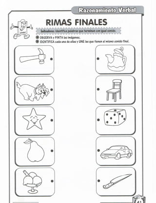 Razonamiento verbal 5 años