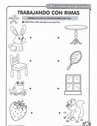 Razonamiento verbal 5 años