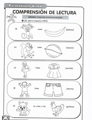 Razonamiento verbal 5 años