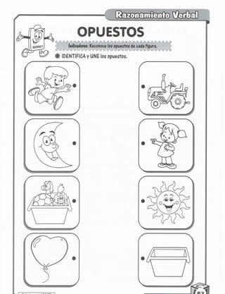 Razonamiento verbal 5 años