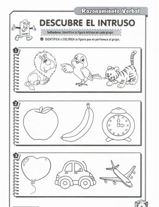 Razonamiento verbal 5 años