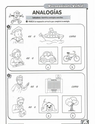 Razonamiento verbal 5 años