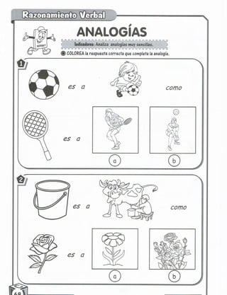 Razonamiento verbal 5 años