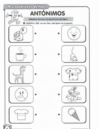 Razonamiento verbal 5 años