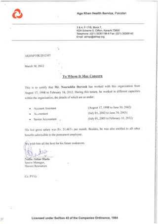 transcription and work Certificates