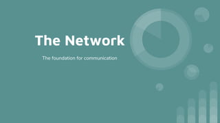 The Network
The foundation for communication
 
