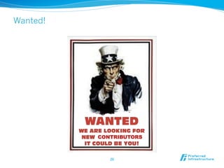 Wanted!




          CONTRIBUTORS	



             20	
 