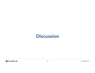 48 SEPTEMBER 2015
Discussion
 