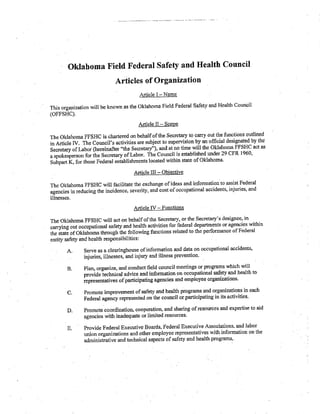 OFFSHC Articles of Organization 