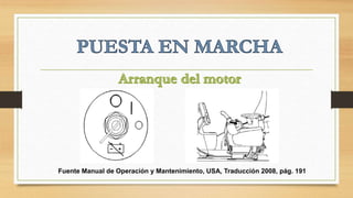 Fuente Manual de Operación y Mantenimiento, USA, Traducción 2008, pág. 191
 