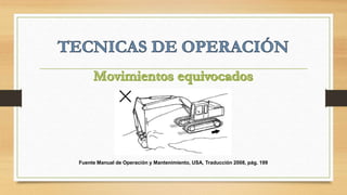 Fuente Manual de Operación y Mantenimiento, USA, Traducción 2008, pág. 199
 