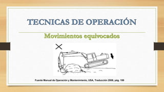 Fuente Manual de Operación y Mantenimiento, USA, Traducción 2008, pág. 199
 
