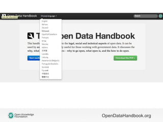 OpenDataHandbook.org 
 