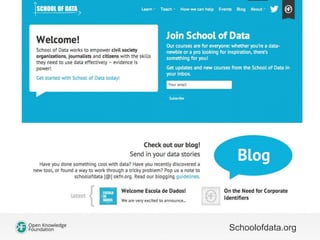 Schoolofdata.org 
 
