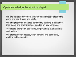 Open Data Open Knowledge | ODP
