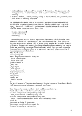Sincerely Rames how to teach vocabulary | PDF