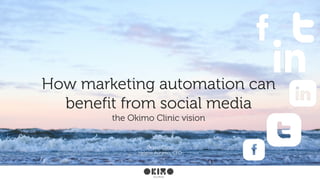 Okimo Clinic
Helene Auramo, CEO
How marketing automation can
benefit from social media
the Okimo Clinic vision
 