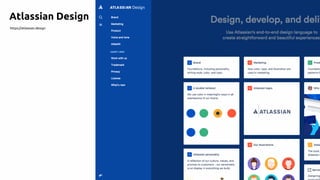 https://atlassian.design
Atlassian Design
 
