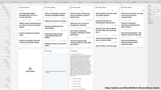 https://github.com/NewsPlatform/HackerNews-sketch
 