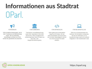 Informatonen aus Stadtrat
htps://oparl.org
 