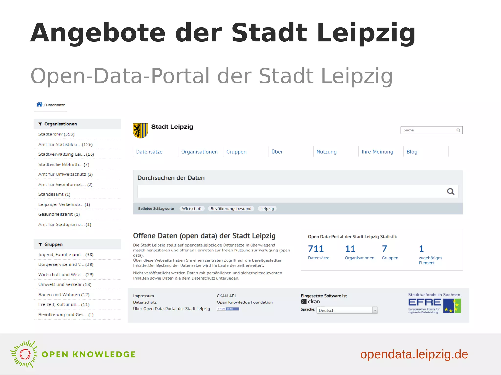 Angebote der Stadt Leipzig
Open-Data-Portal der Stadt Leipzig
opendata.leipzig.de
 