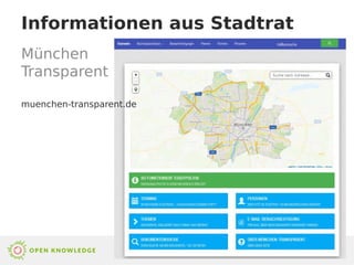 Informationen aus Stadtrat
muenchen-transparent.de
München
Transparent
 