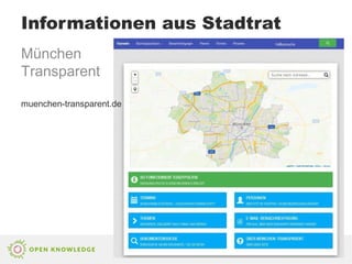 Informationen aus Stadtrat
muenchen-transparent.de
München
Transparent
 