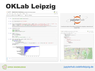 OKLab Leipzig
jupyterhub.codeforleipzig.de
 