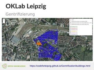 OKLab Leipzig
https://codeforleipzig.github.io/Gentrification/buildings.html
Gentrifizierung
 