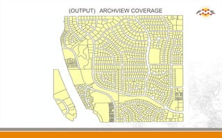 (OUTPUT) ARCHVIEW COVERAGE
 