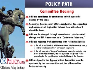 Oklahoma 2009 Legislative Primer