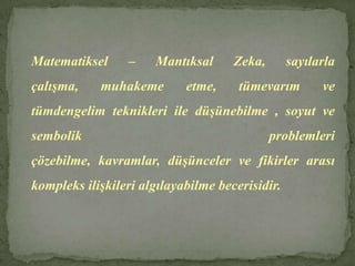    Kişilerarası – Sosyal Zeka