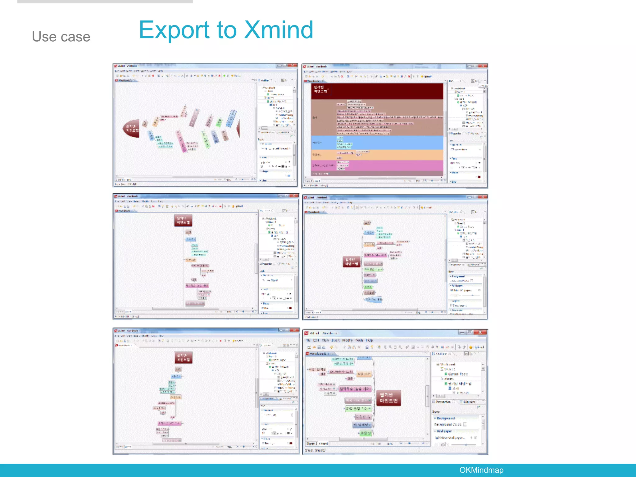 Use case   Export to Xmind




                             OKMindmap
 