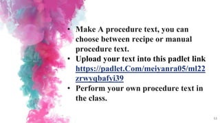 procedure text recipe and manual.pptx