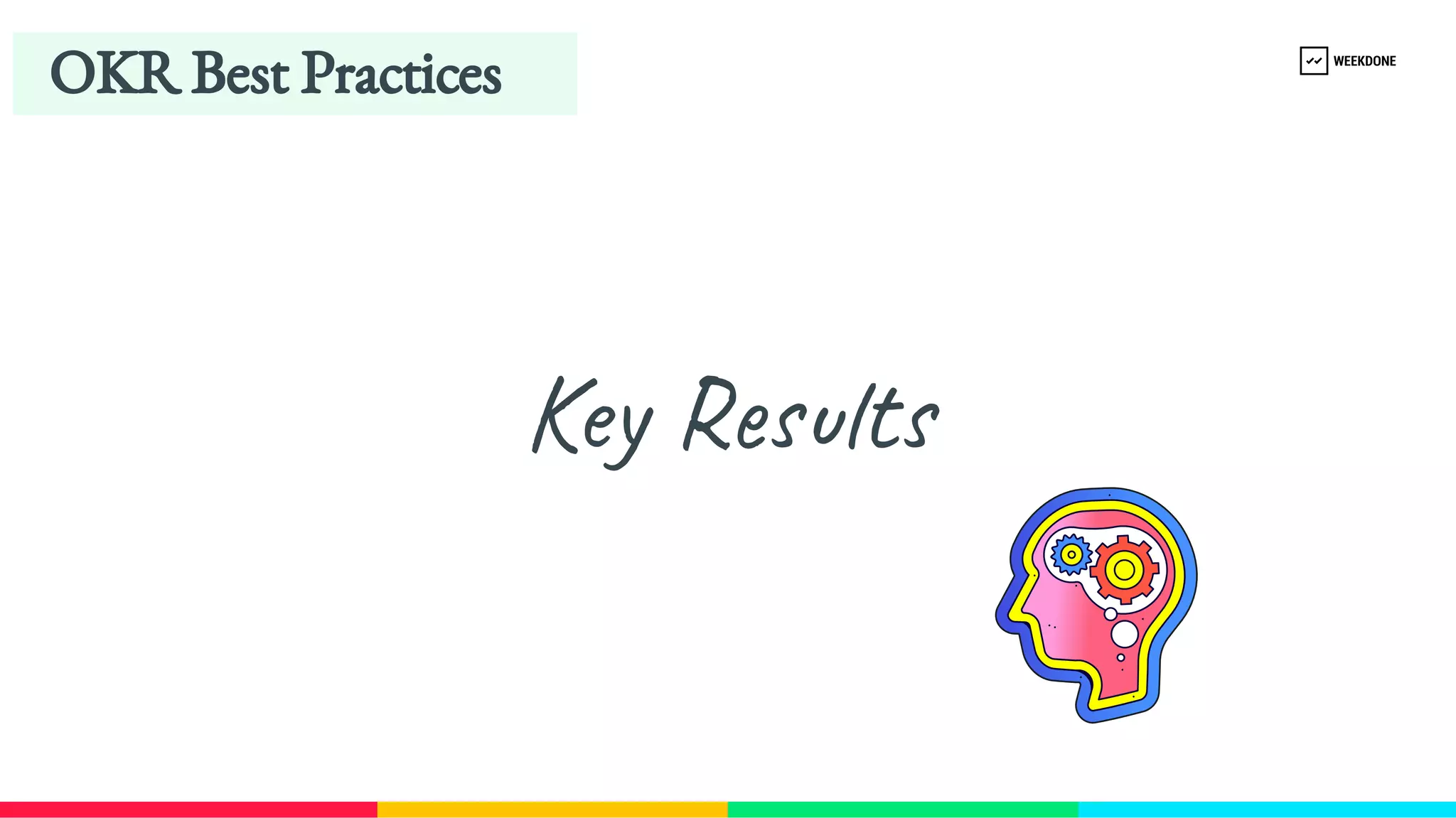 Key Results
OKR Best Practices
 