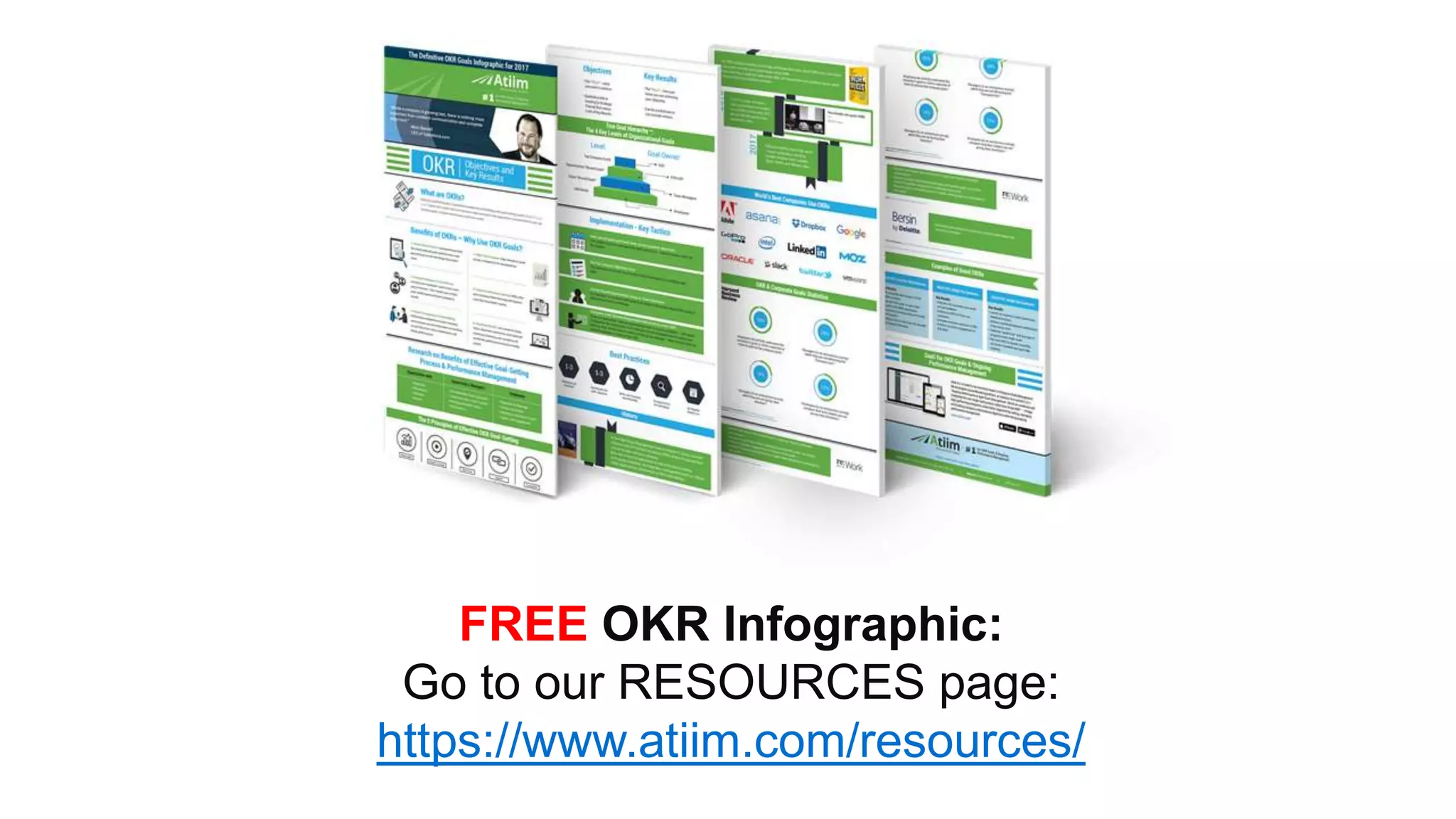 ™
FREE OKR Infographic:
Go to our RESOURCES page:
https://www.atiim.com/resources/
 