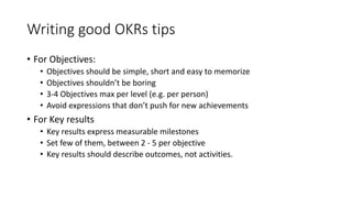 OKR Introduction | PPTX