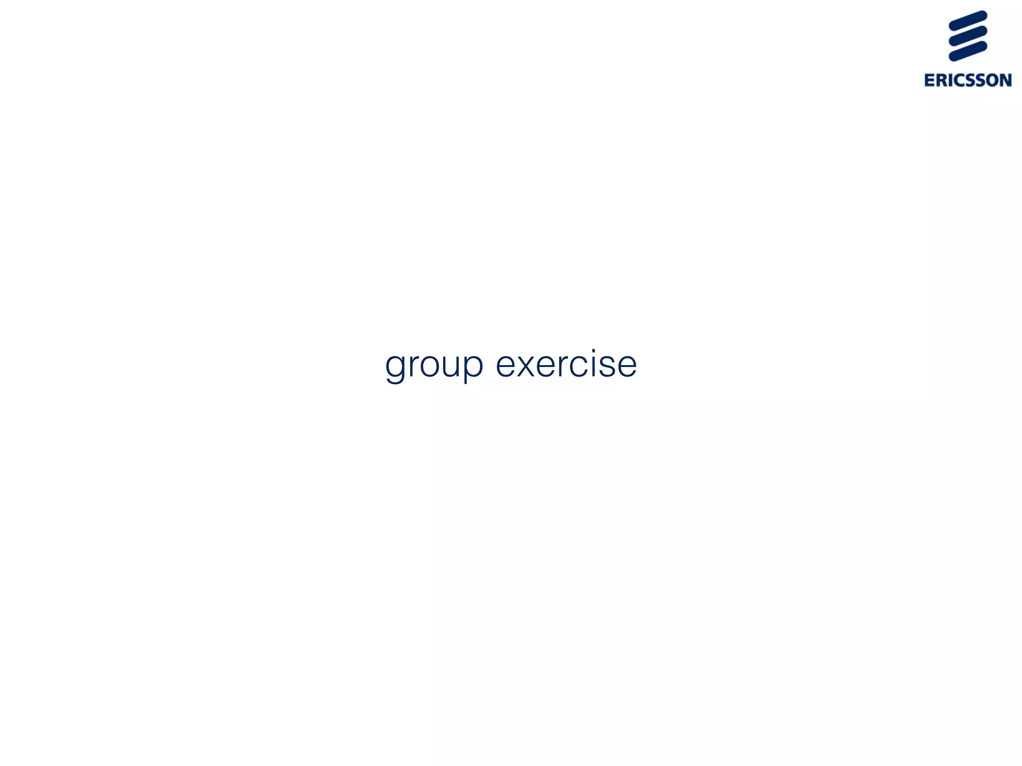 group exercise
 