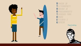 Fascinating
Servicos de
Teletransporte
Avancado de
Reposicionamento
Terraqueo para
Regioes
Estelares e
Kosmicas
S
T
A
R
T
R
E
K
 