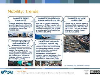 Mobility: trends All images are from Wikimedia Commons 