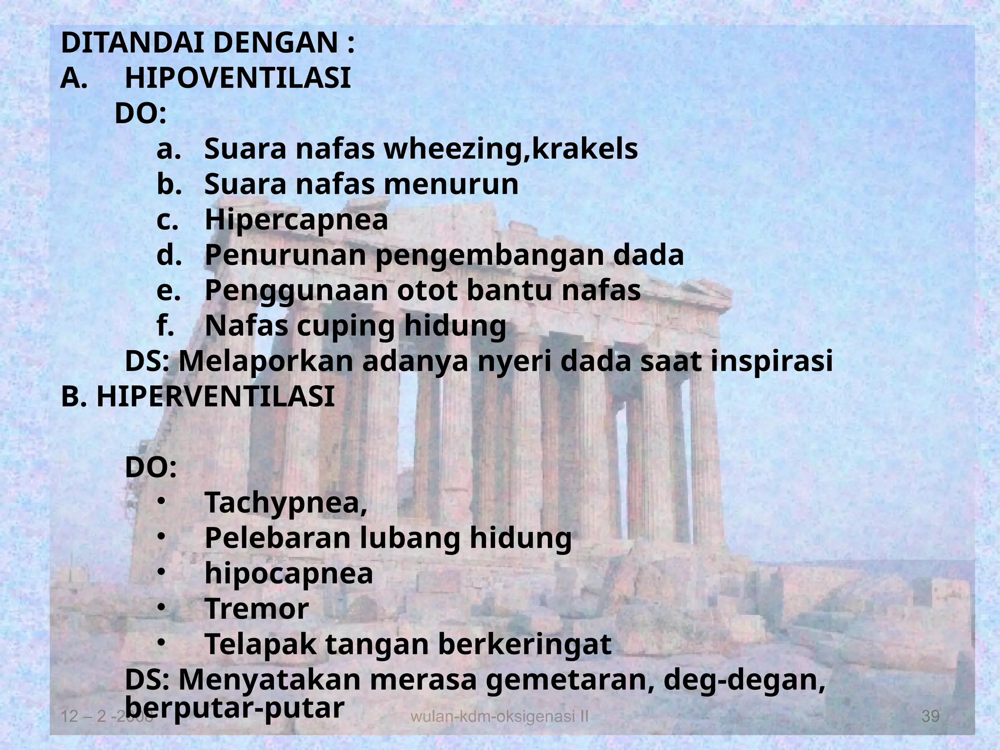 Konsep Kebutuhan dasar manusia Oksigenasi | PPT